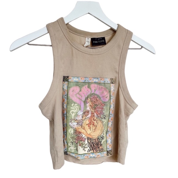 Cotton On Tops - cotton on pink floyd tank top